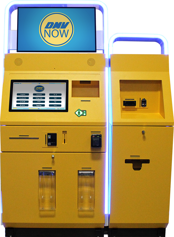 California Registration Kiosk with Cash